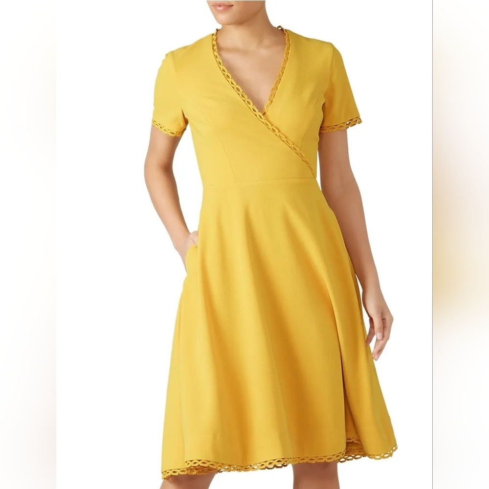 Yellow Dress the Population Dress size 8